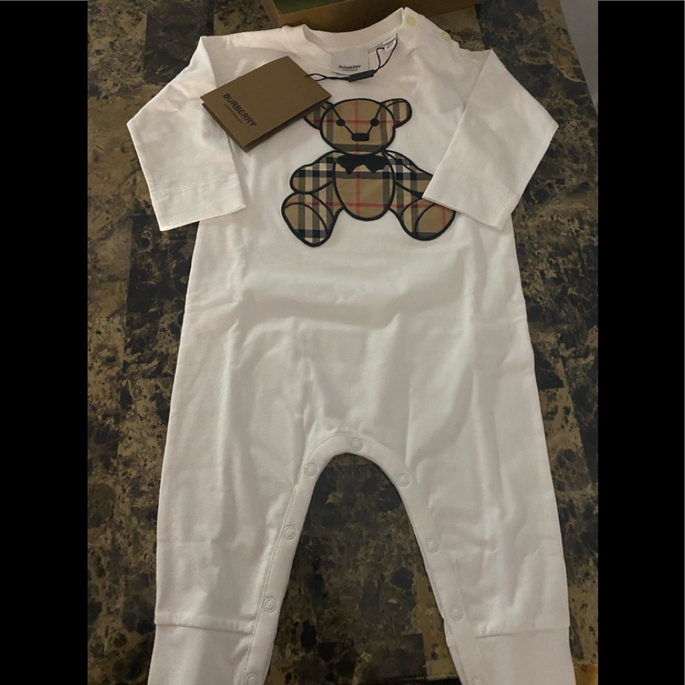 Burberry 12 months onsie